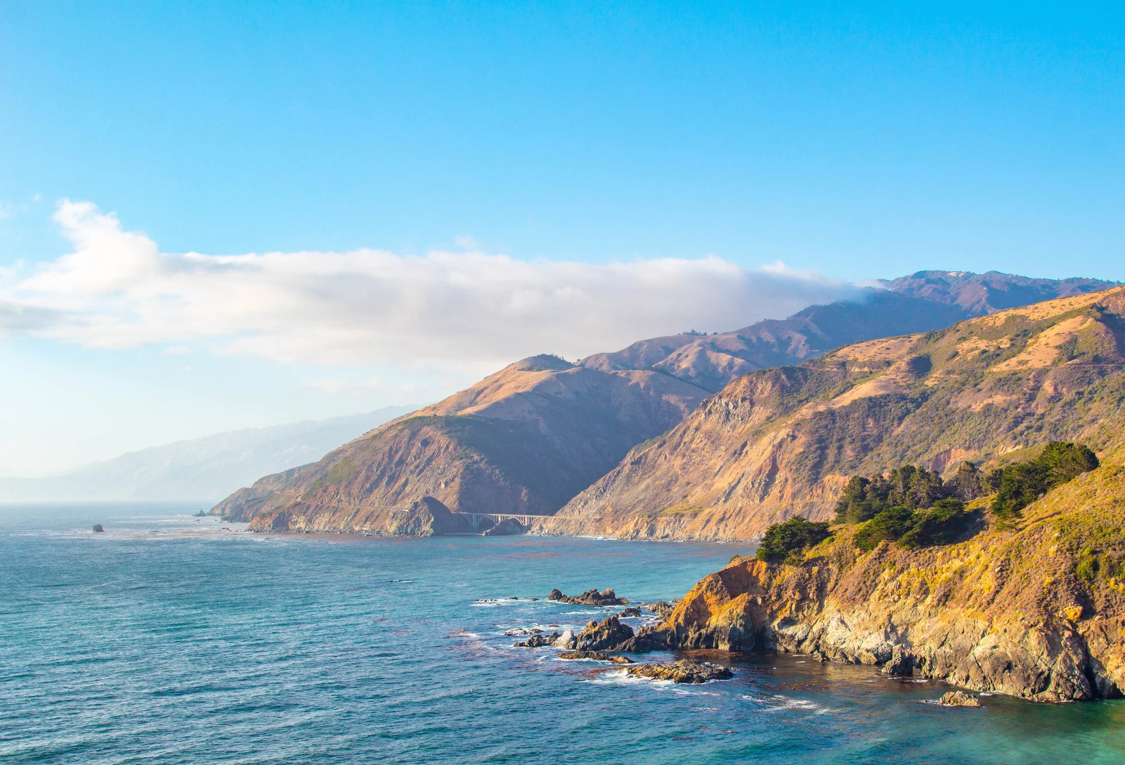 Kirk Creek Campground overlooking the ocean